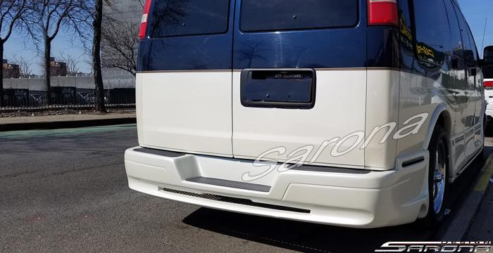 Custom Chevy Express Van  Rear Bumper (1996 - 2024) - $650.00 (Part #CH-013-RB)